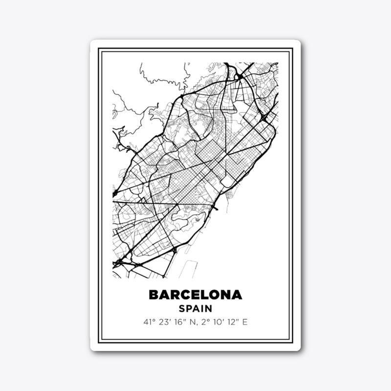 Football City - Barcelona Map