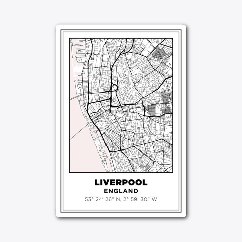 Football City - Liverpool Map