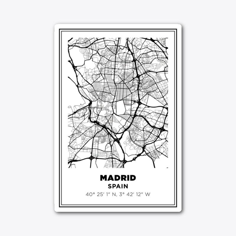 Football City - Madrid Map