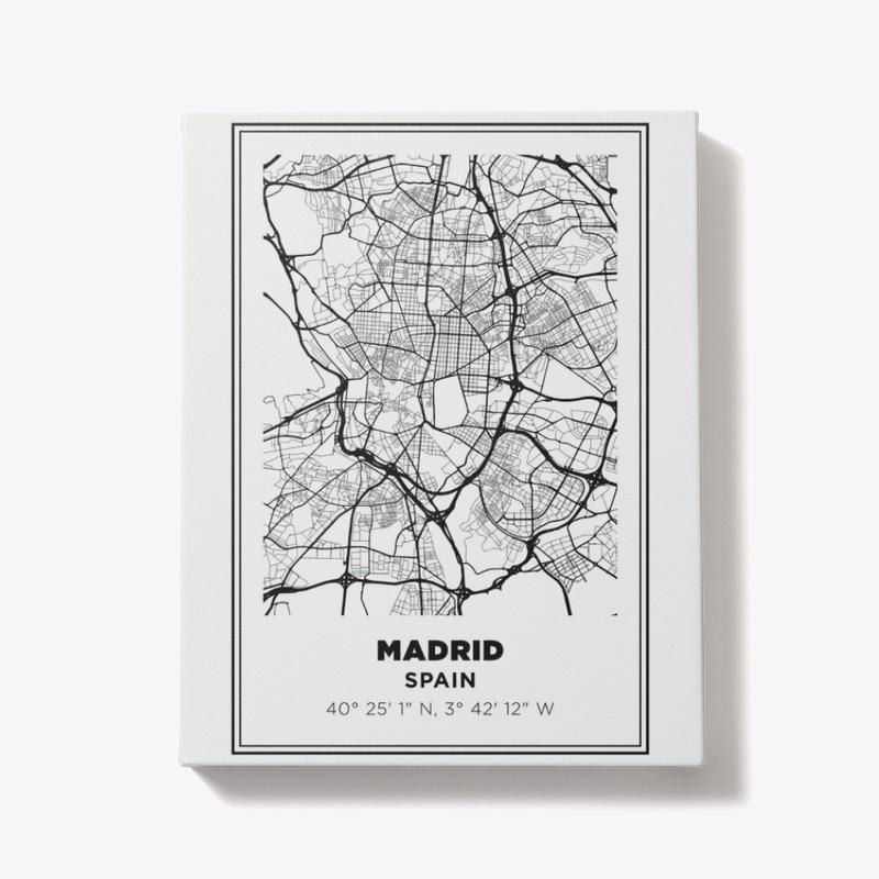 Football City - Madrid Map