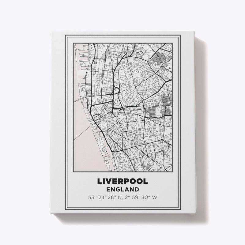 Football City - Liverpool Map