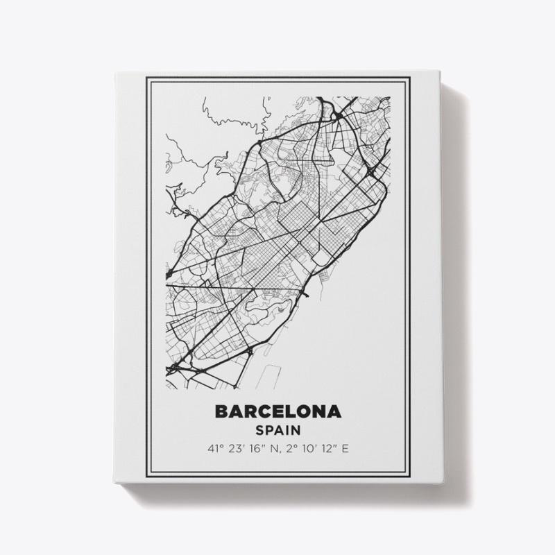 Football City - Barcelona Map